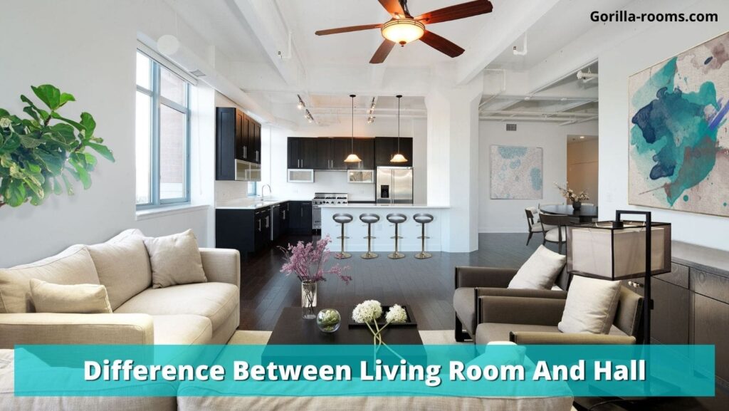 Here Is a Major Difference Between Living Room And Hall?