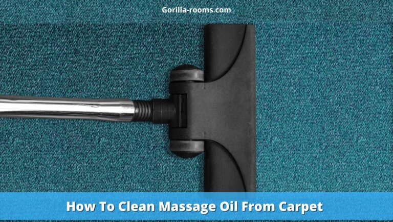 How To Clean Massage Oil From Carpet