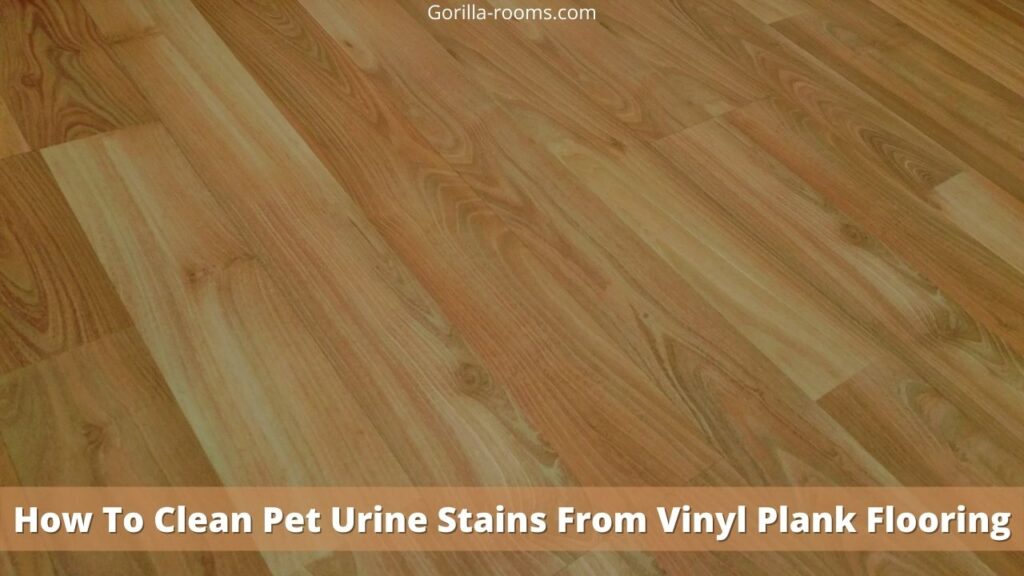 How To Clean Pet Urine Stains From Vinyl Plank Flooring? » Gorilla Rooms
