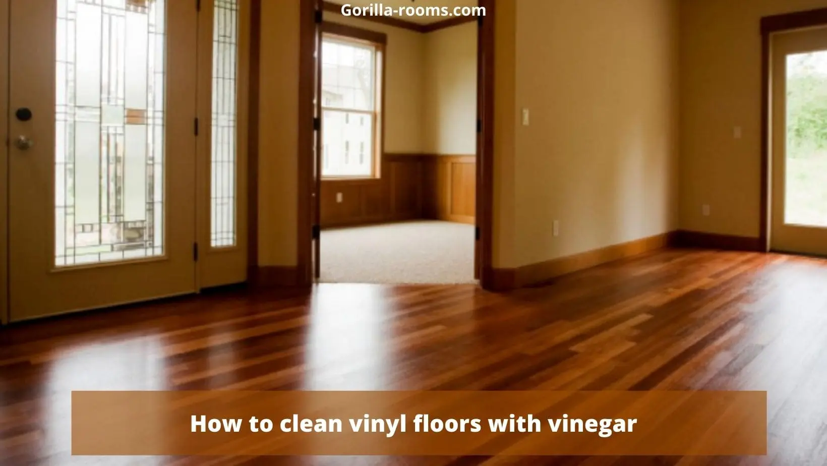 How to clean vinyl floors with vinegar