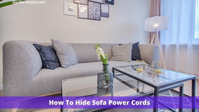 How To Hide Sofa Power Cords