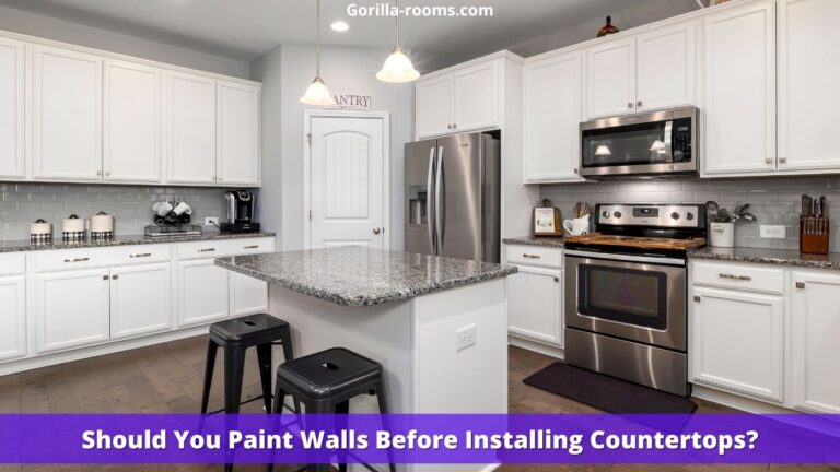 Should You Paint Walls Before Installing Countertops