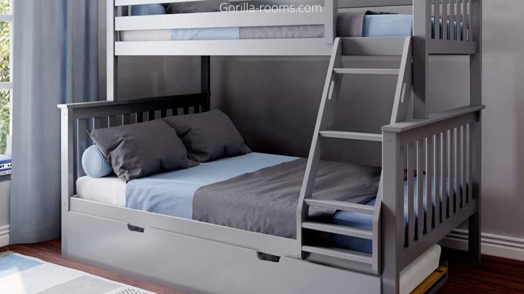 How wide should a bunk bed ladder be