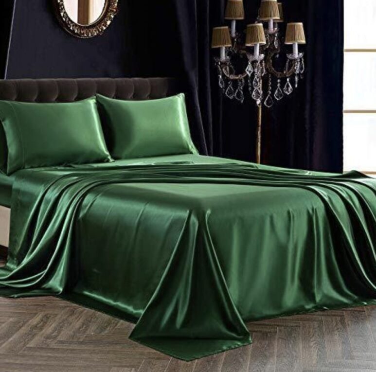 Luxury Silky Emerald Green