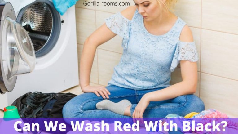 Can We Wash Red With Black?