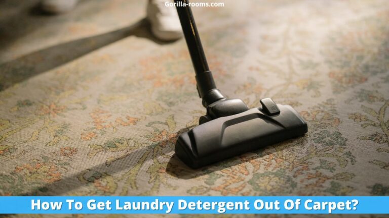 How To Get Laundry Detergent Out Of Carpet