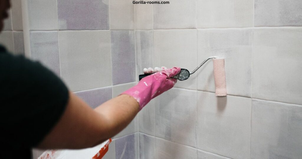 tile paint to cover bathroom tiles