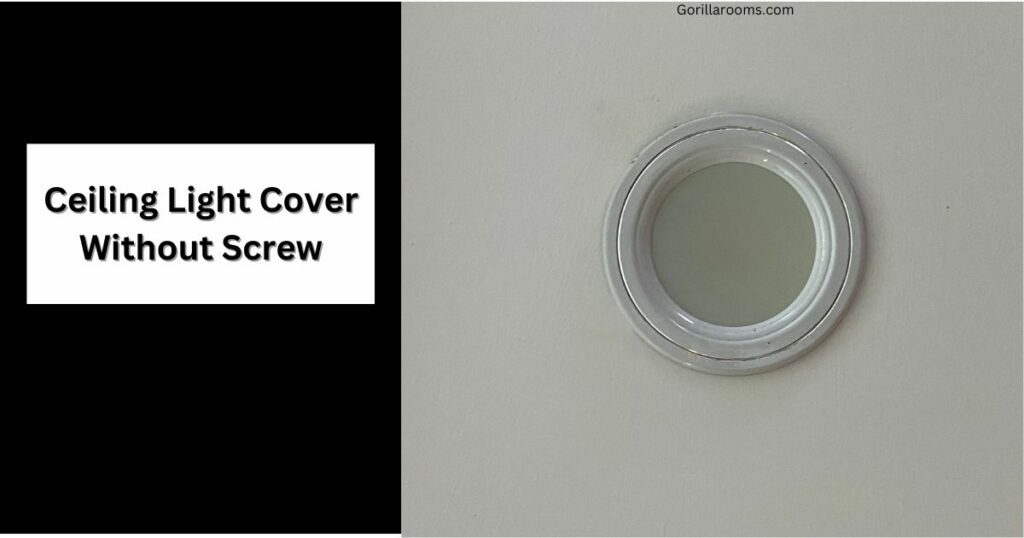 Remove Plastic Ceiling Light Cover Without a Screw