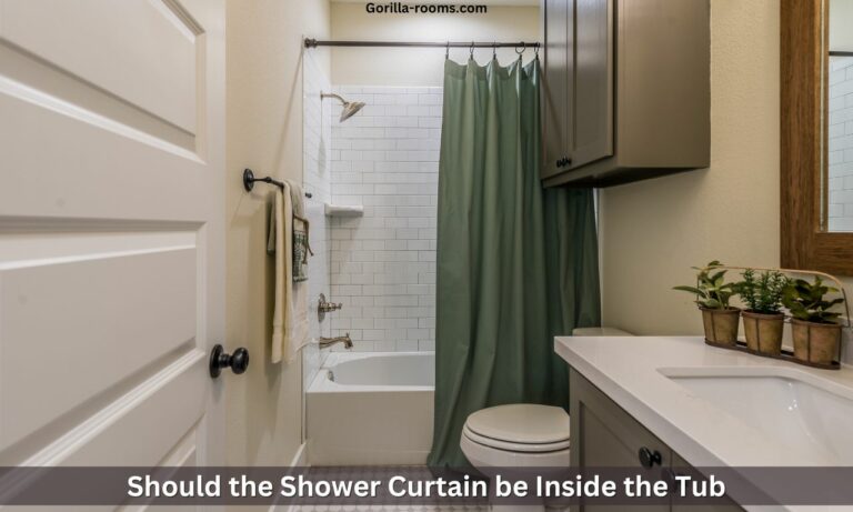 Should the Shower Curtain be Inside the Tub