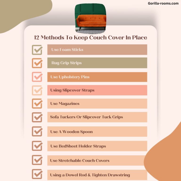 How Keep Couch Cover In Place? 12 Powerful Tips! » Gorilla Rooms
