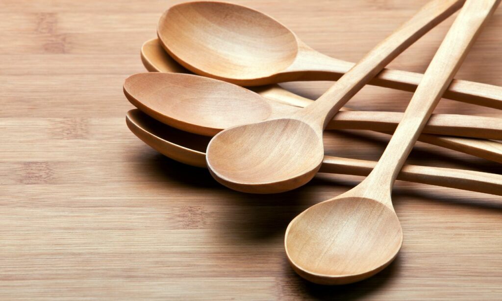Use wooden spoon