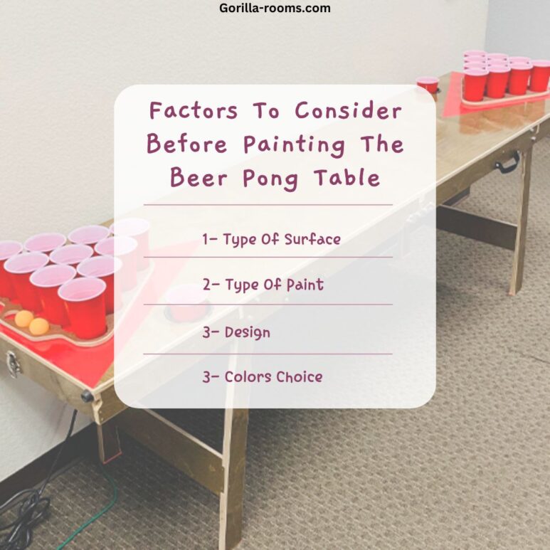 How To Paint Beer Pong Table 5 Easy Steps! » Gorilla Rooms