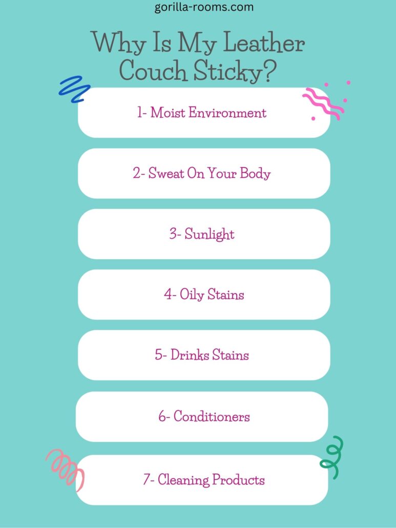 Why Is My Leather Couch Sticky? (2023 Updated) » Gorilla Rooms