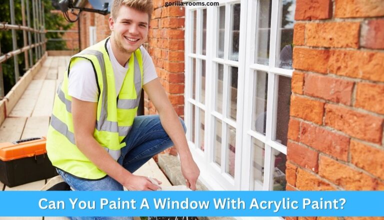 Can You Paint A Window With Acrylic Paint