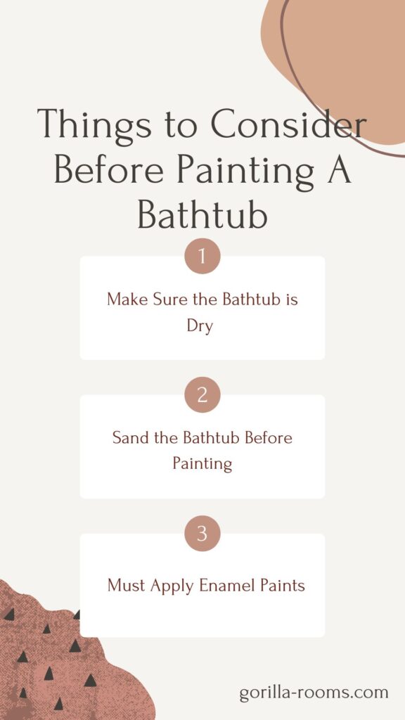 painting plastic bathtub