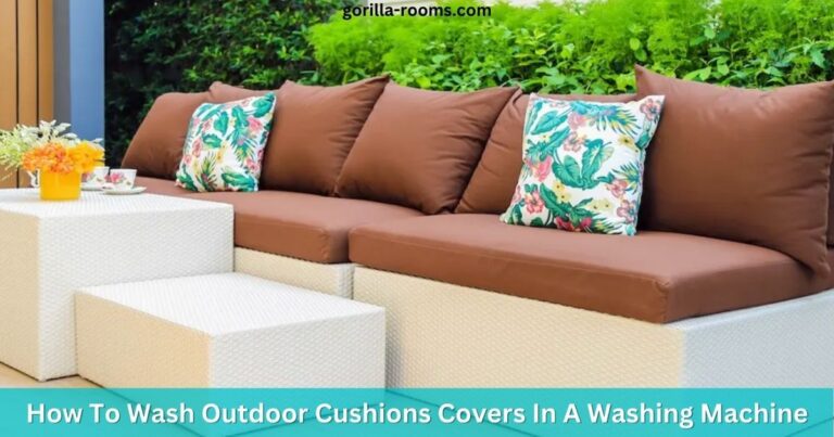 Wash Outdoor Cushions Covers In A Washing Machine