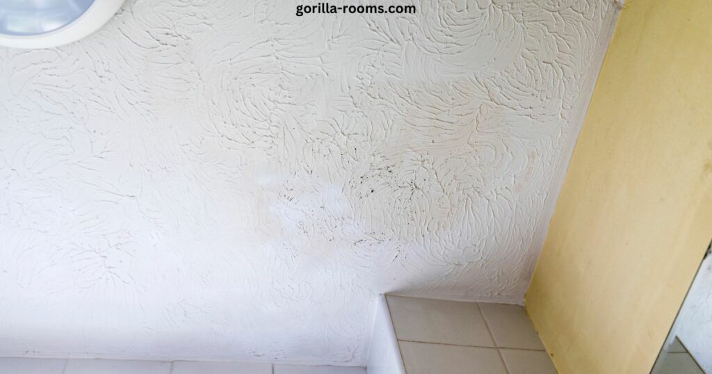 remove mold from a Tiled Bathroom Ceiling