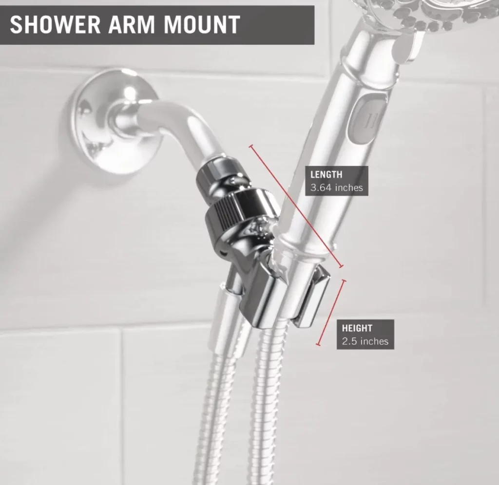 shower arm mount